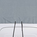 Dachschutzplane 8x3 m Grau 160g/m² – Atmungsaktive Wohnmobil & Wohnwagen Abdeckplane | Wetterfester Schutz mit Gurtsystem