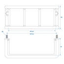 2 x Universal Rücklicht Schutzgitter 228x105x80mm Rücklichtschutz Rückleuchte – APT