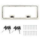 Wohnwagen Serviceklappe | 840x345mm | Weiss | inkl Schließung | Staufachklappe