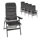 Campingstuhl klappbar Klappstuhl Gartenstuhl Faltstuhl ergonomisch + Kopfpolster