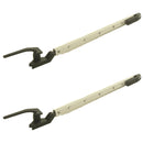 2x Fensteraussteller Klick Klack Schraubfittings 30 cm rechts Fensterfeststeller