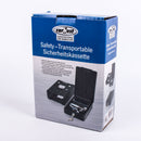 Carbest Mobilsafe, 1,65 Kg, (B/T/H) 16x23x7,3 cm, Stahl, schwarz