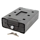 Carbest Mobilsafe, 1,65 Kg, (B/T/H) 16x23x7,3 cm, Stahl, schwarz