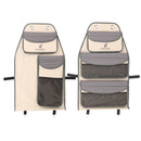 Rücksitztaschen Set Organizer Fahrer & Beifahrersitz 3 Fächer zu verwenden mit VW T5 T6