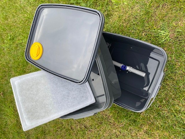 Smarttank Abwassertank mit Filter und Überlauf Grauwassertank Schmutzwassertank Auffang