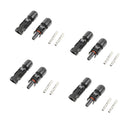 4x Carbest Solar Stecker MC4 Set 4-6mm² Querschnitt Rastverrieglung wasserdicht IP68