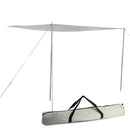 Sonnendach Sonnensegel Como 4 grau 350 x 240cm für Wohnwagen, Wohnmobil