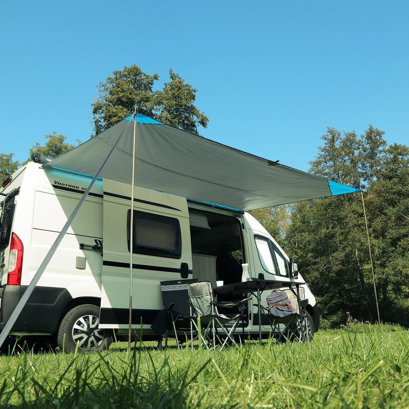 deiwo Essential Sonnensegel 3,50 x 2,4 m Wassersäule 2000 mm Grau