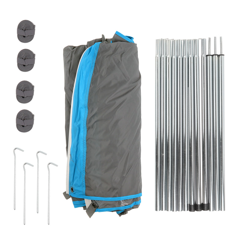 deiwo Essential Sonnensegel 2,50 x 2,4 m Grau – Wassersäule