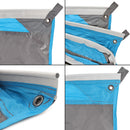 deiwo Essential Sonnensegel 3,50 x 2,4 m Wassersäule 2000 mm Grau