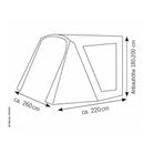 Universelles Sonnensegel Vansegel für Busse, großfenstrig