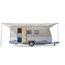 deiwo  Premium Sonnendach Sonnensegel grau 300 x 240cm