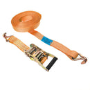 4x Spanngurt mit Ratsche Doppelhaken 8 Meter 5000Kg 50mm Breite PES Orange LKW – ProPlus