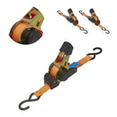 2x APT Spanngurt mit Ratsche - Befestigungsriemen Selbstaufrollend Zurrgurt