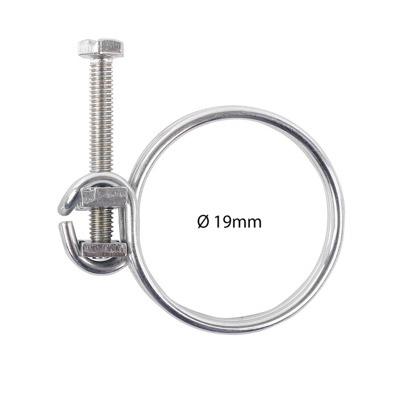 Spiralschlauchklemmen 19 mm 4er Set (3/4')