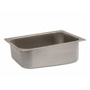 Edelstahl Spüle abgeschrägt Camping Einbauspüle Spülbecken inkl. Ablaufgarnitur