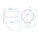 Anhänger Steckerhalter für 7 und 13-polige Anhängerstecker, Stecker Halter rot
