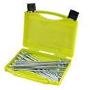 Heringe "Rock" 20er Set in Transportbox 20 cm 6,5 mm für Hartboden, Steinboden