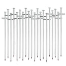 Heringe "Rock" 20er Set in Transportbox 20 cm 6,5 mm für Hartboden, Steinboden