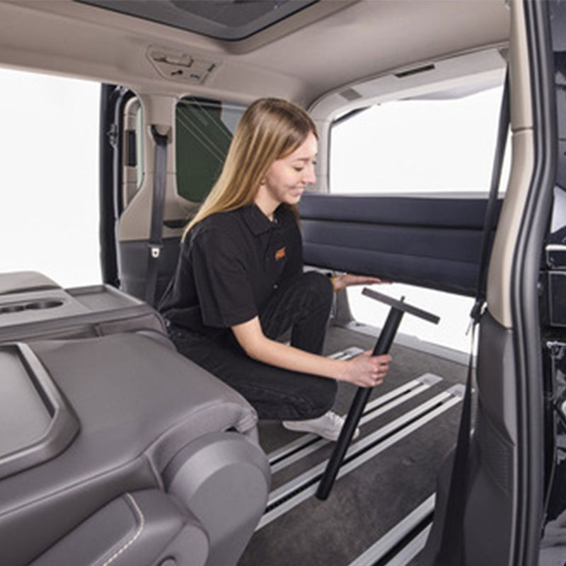 Stützfuß-Set für Schlafmodul VW Multivan T7 (ab 2021) – Stabilität für 5-Sitzer