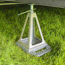 4er Set Alu Stützbock 28-43cm, 4x900kg Traglast inkl. Stützplatten für Wohnwagen – ProPlus