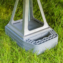 4er Set Alu Stützbock 28-43cm, 4x900kg Traglast inkl. Stützplatten für Wohnwagen – ProPlus
