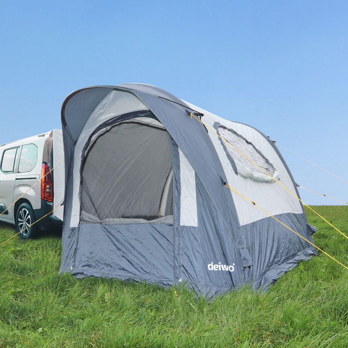 Tnamdan Heckzelt Fr SUV - Auto Markise Zelt Mit Mckenschutz Wasserdicht  Bis 1,9m Hecklnge Camping & Strand