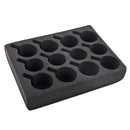 Tassenhalter Glashalter | 12er | schwarz |Spezialschaum |330x245x60 mm