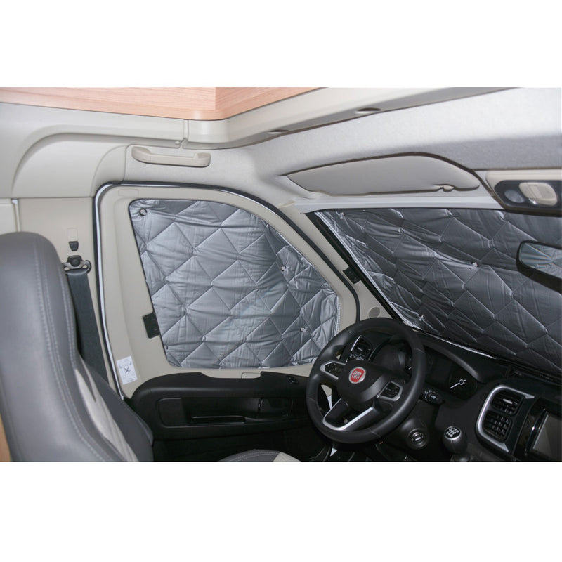 Thermomatten 3-teilig passend für VW Crafter ab Baujahr 2018 Fahrerhaus Innen