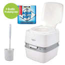 Porta Potti Qube 165 + Chemie + Fiamma Toilettenbürste + Aquasoft