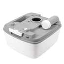 Porta Potti Qube 165 + Chemie + Fiamma Toilettenbürste + Aquasoft – Das Porta Potti Qube 165, das Grundmodell von Thetford.