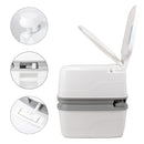 Not-Toilette Komplett-Set | Porta Potti Qube 365 | Reinigungskonzentrat | Toilettenpapier – Thetford