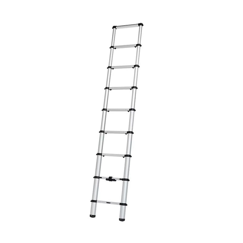 Thule Leiter Teleskopleiter, max. 264 cm, 9 stufig mit Magnet-Adapter und Tasche