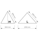 Thule Subsola Tarp für Thule Markisen Vorderwand Sonnensegel Markisenerweiterung