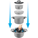 Brunner Fusion Topfset 8-tlg. Kochtopf-Set Camping Kochgeschirr Aluminium