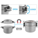 Brunner Fusion Topfset 8-tlg. Kochtopf-Set Camping Kochgeschirr Aluminium