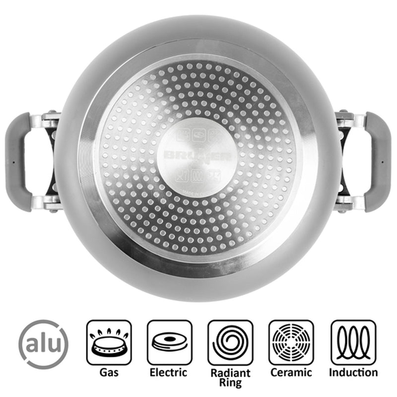 Brunner Fusion Topfset 8-tlg. Kochtopf-Set Camping Kochgeschirr Aluminium