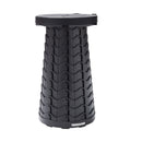 Ausziehbarer Hocker Camping Sitzhocker höhenverstellbar bis 180Kg belastbar