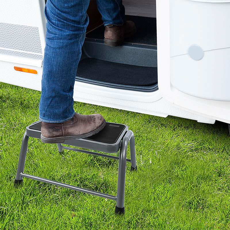 Trittstufe "Sydney" 38x26 cm Grau 24cm hoch bis 150kg Einstieg Hocker