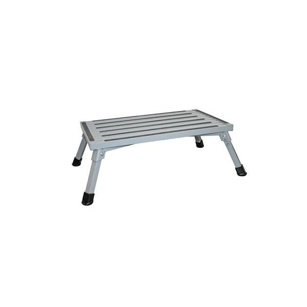 Faltbare Aluminium Trittstufe Victoria XL bis 150KG, breite Stufe