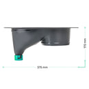 TROBOLO Trenntoiletten Einsatz – Separator für DIY-Trenntoilette, geruchlos & hygienisch - schwarz