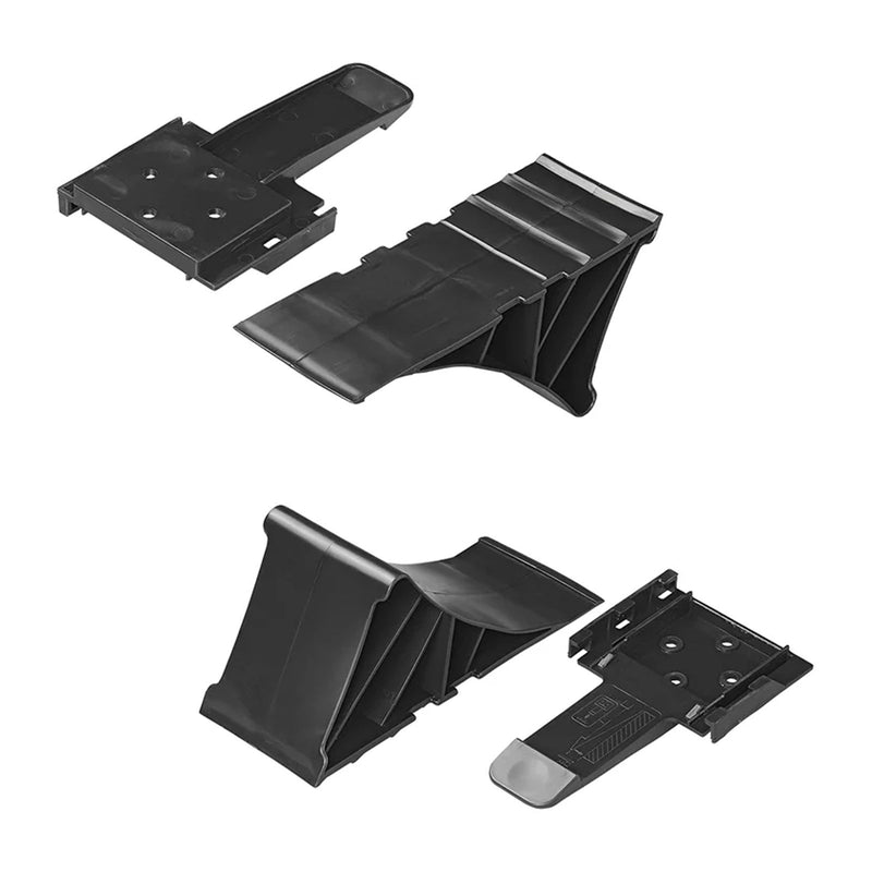 Unterlegkeil schwarz mit Halter Bremskeil bis 1600 Kg Keil für Anhänger, Wohnwagen