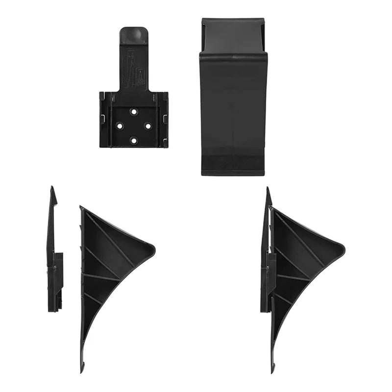 Unterlegkeil schwarz mit Halter Bremskeil bis 1600 Kg Keil für Anhänger, Wohnwagen