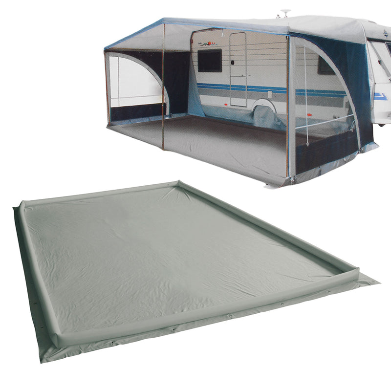 Wamovo aufblasbare Bodenplane grau 400g/qm