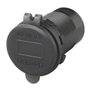 USB-Einbausteckdose 2x Typ A, 1x Typ C + Voltmeter, Auto Steckdose Autoladegerät