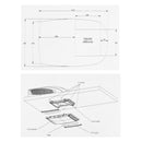 Vechline Klimaanlage | 3500W | Dachklimaanlage | 40x40 | Softstart | Turbocool