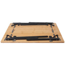 ViaMondo Premium Campingtisch Boa II 80x60cm Bambustisch Klapptisch Camping