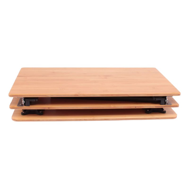 Campingtisch Bambus Tisch klappbar Gartentisch Camping Klapptisch Falttisch