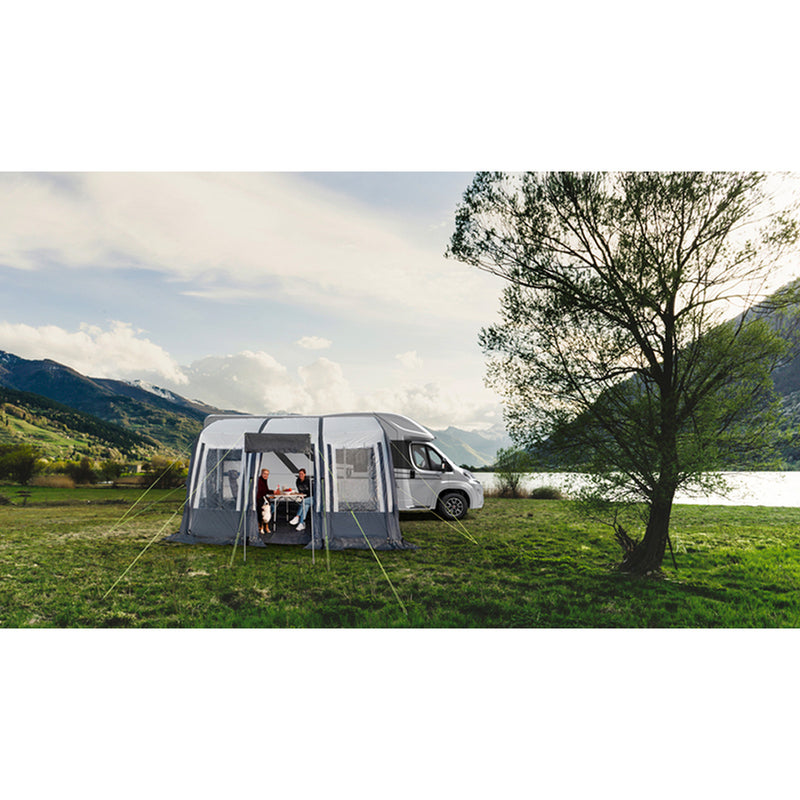 Reisemobilzelt CASA AIR II, aufblasbar, grau, inkl. Luftpumpe, Wohnmobil Vorzelt