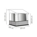 Wohnwagen Wintervorzelt CORTINA 3 , Outdoor Vorzelt Wohnmobil